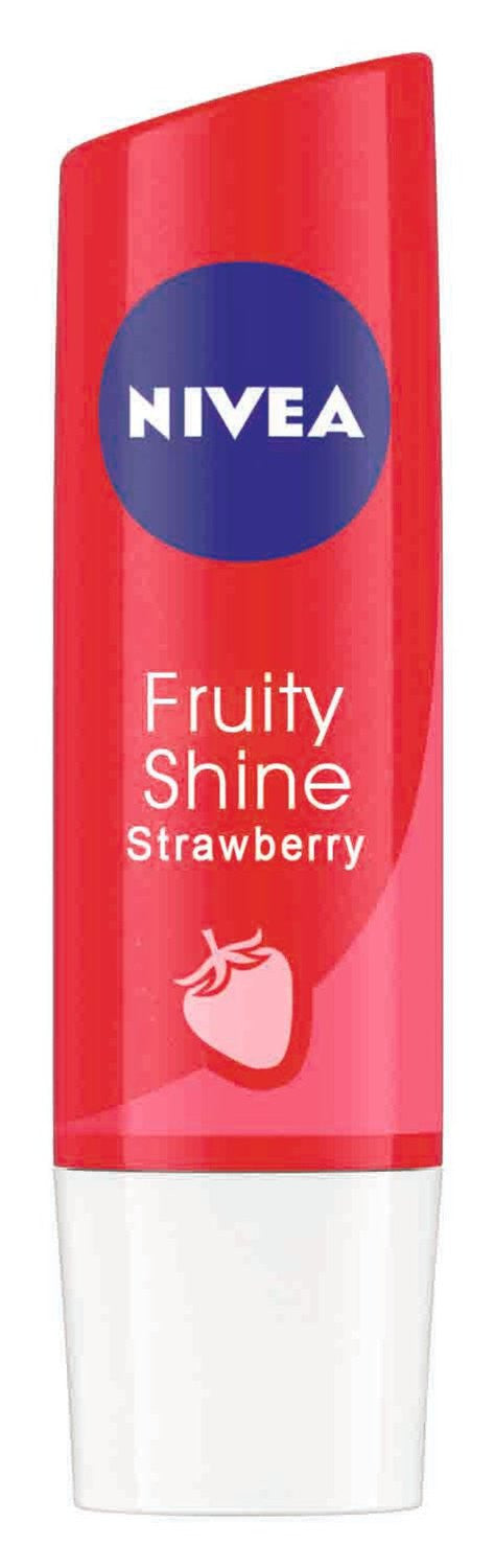 Buy 2 Pack Nivea Lip Care Fruity Shine Strawberry, 4.8gms each online for USD 10.35 at alldesineeds