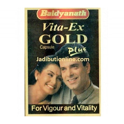 3 Pack Baidyanath Vita Ex Gold Plus (10caps)