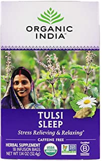2 Pack of Organic India Tulsi Sleep - 18 Tea Bags