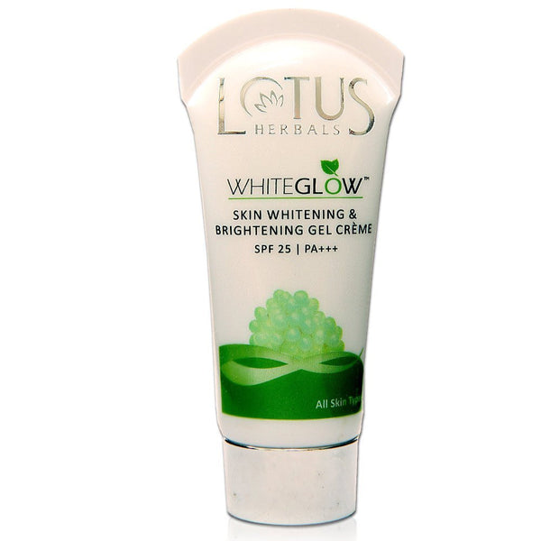 Buy Lotus Herbals Skin Whitening & Brightening Gel Creme SPF 25 - Whiteglow 20 g online for USD 8.95 at alldesineeds