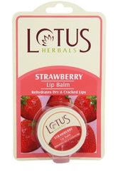 Buy 3 Pack Lotus Herbals Lip Balm Strawberry, 5gms each online for USD 11 at alldesineeds