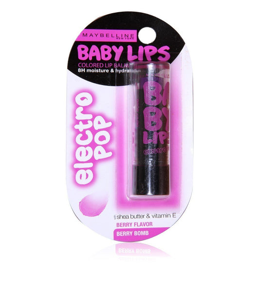 Buy 2 Pack Maybelline New York Baby Lips Electro, Berry Bomb, 3.5gms each online for USD 11 at alldesineeds