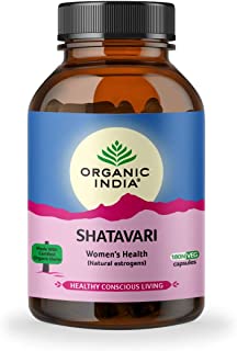 Organic India Women's Health Natural Estrogens Shatavari -180 Capsules