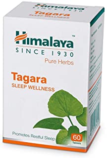 5 Pack of Himalaya Wellness Pure Herbs Tagara Sleep Wellness | Promotes Restful Sleep | - 60 Tablets