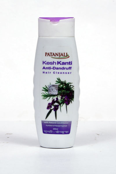 3 x Patanjali Kesh Kanti Anti-Dandruff Hair Cleanser Shampoo, 200ml each - alldesineeds