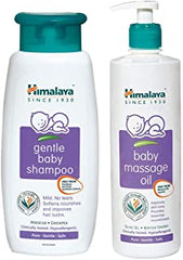 Himalaya Baby Shampoo (400 ml) and Massage Oil (500ml) Combo