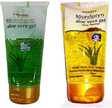 2 x Patanjali Combo of Saundarya and Kesar Chandan Aloe Vera Gel, 150 ml