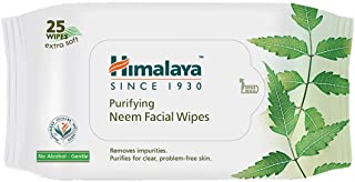 2 Pack of Himalaya Purifying Neem Facial Wipes, 25 Count