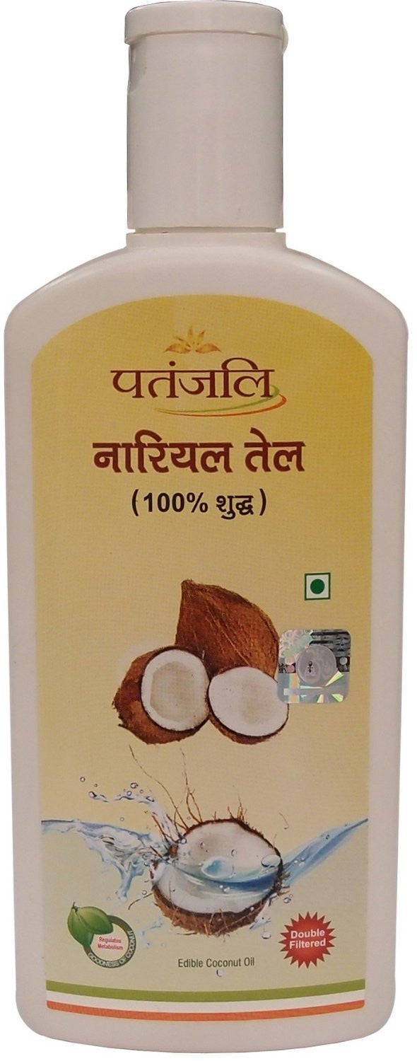 Buy 2 x Patanjali Coconut Oil, 200ml each online for USD 16.14 at alldesineeds