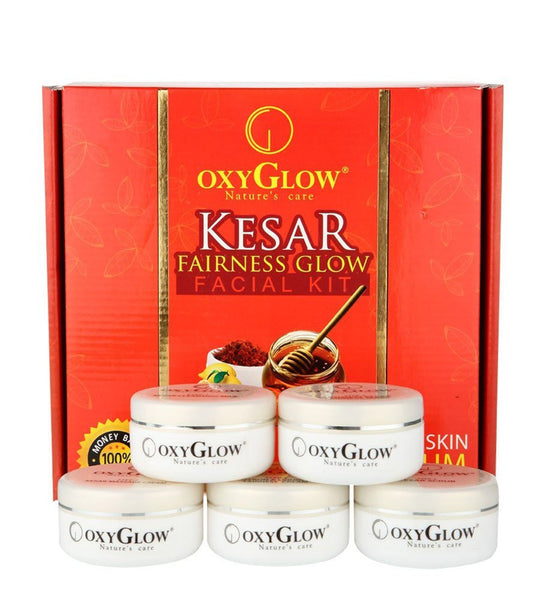 Buy Oxyglow Kesar Fairness Glow Facial Kit, 165g online for USD 14 at alldesineeds