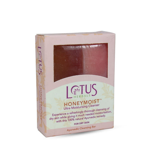 Buy 2 Pack Lotus Herbals Honeymoist Ultra Moisturising Cleanser, 100gms each online for USD 9.99 at alldesineeds