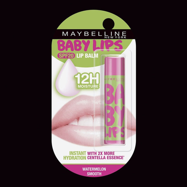 Buy 3 Pack Maybelline Baby Lips Watermelon Smooth, 4gms each online for USD 12.45 at alldesineeds
