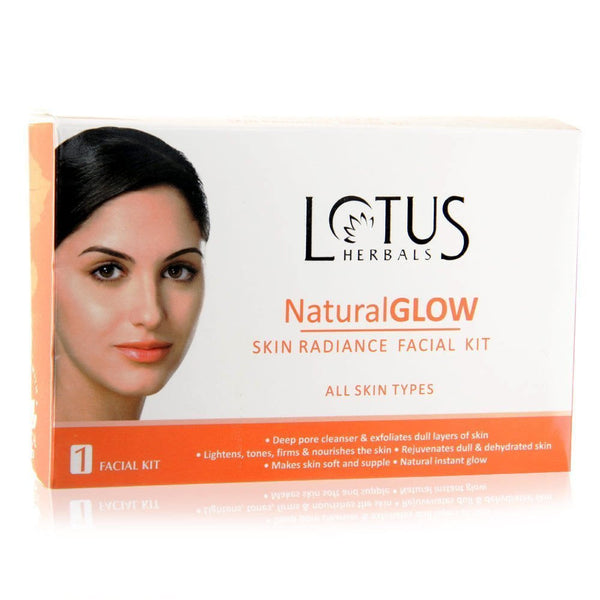 Buy Lotus Herbals Natural Glow Kit Skin Radiance 1 Facial Kit online for USD 11 at alldesineeds