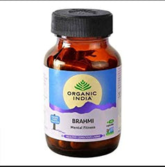 2 x Organic India Brahmi - 60 Capsules Bottle