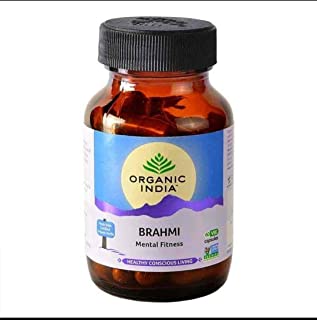 2 Pack of Organic India Brahmi - 60 Capsules Bottle