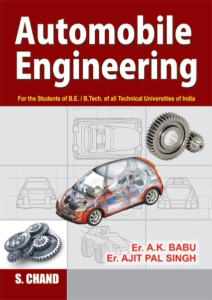 Automobile Engineering [Dec 01, 2013] Babu, A. K.] [[ISBN:8121997704]] [[Format:Paperback]] [[Condition:Brand New]] [[Author:Babu, A. K.]] [[ISBN-10:8121997704]] [[binding:Paperback]] [[manufacturer:S Chand &amp; Co Ltd]] [[number_of_pages:368]] [[publication_date:2013-12-01]] [[brand:S Chand &amp; Co Ltd]] [[ean:9788121997706]] for USD 21.95