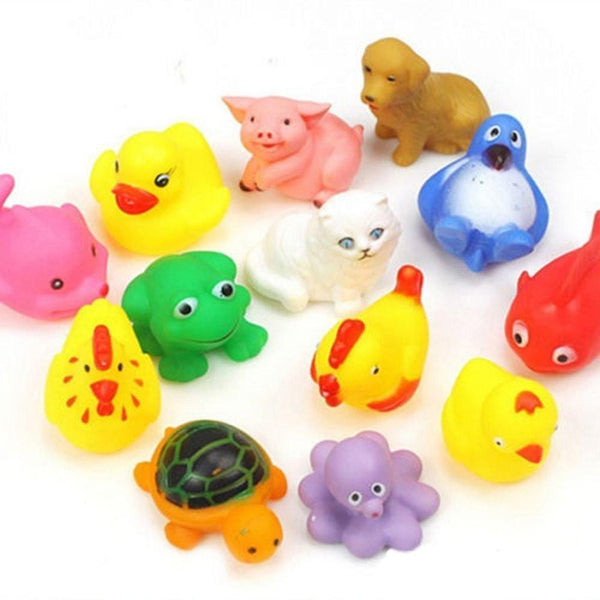 Animal Bath Toys (Assortment of 13 toys) - alldesineeds