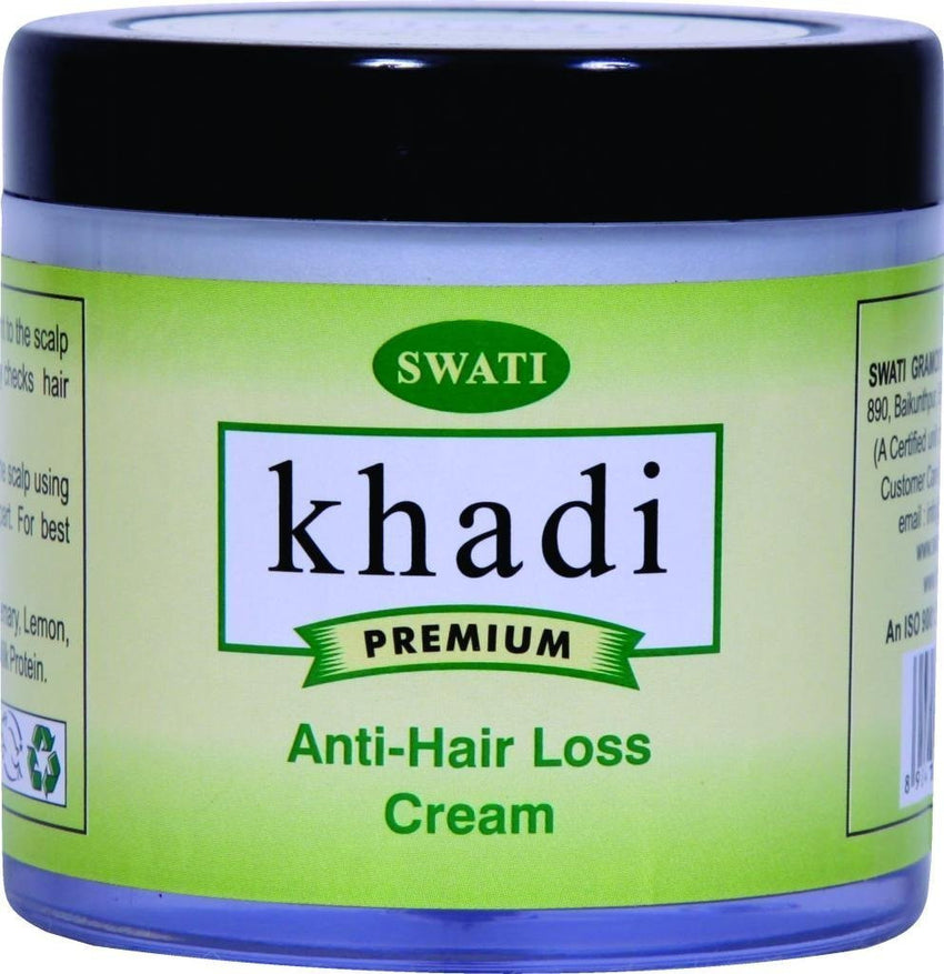 Buy Khadi Premium Herbal Anti-Hair Loss Cream, 100g online for USD 13.59 at alldesineeds