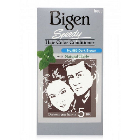 2 Pack Bigen Speedy Hair Color, Dark Brown 883 150gms each - alldesineeds
