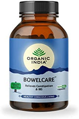 ORGANIC INDIA Bowelcare Relieves Constipation & Irritable Bowel Syndrome Ayurvedic Capsules || Improves Peristalsis || Normalizes Digestion & Elimination || Improves Peristalsis - 180 Capsules