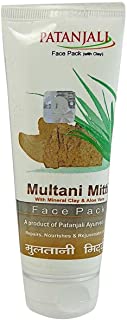 2 x Patanjali Aloevera Multani Mitti Face Pack, 60g