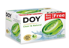 Doy Glycerin Transparent Clear and Natura Soap (125g) (Pack of 3) - alldesineeds