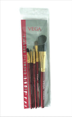 Buy Vega Set of 5 Brush (Colors May Vary) online for USD 11 at alldesineeds