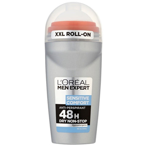 Loreal Expert Sensitive Comfort 48H Deodorant Roll-on - For Men (50 ml) - alldesineeds