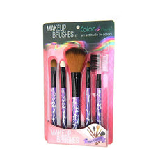 Buy Color Fever Makeup Brush Set - Blue Art online for USD 11.94 at alldesineeds