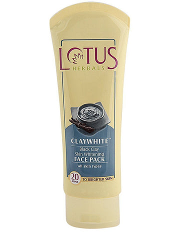 Buy Lotus Herbals Claywhite Black Clay Skin Whitening Face Pack, 120g online for USD 9.99 at alldesineeds