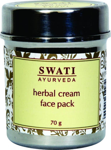 Swati Ayurveda Herbal Cream Face Pack, 70g - alldesineeds