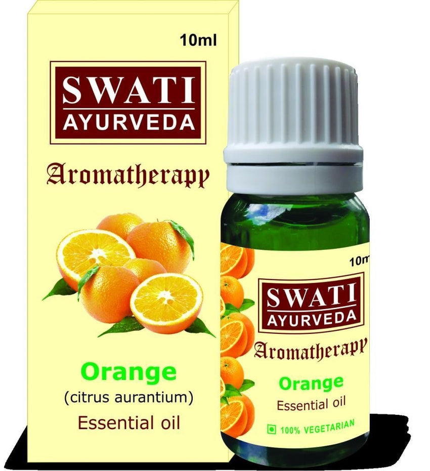 Swati Ayurveda Essential Oil Orange (Citrus Aurantium) 10 Ml - alldesineeds