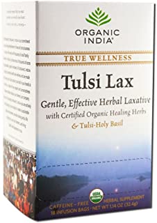 2 Pack of Organic India Tulsi Lax Tea 18 Tea Bags