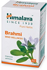 3 Pack of Himalaya Wellness Pure Herbs Brahmi Mind Wellness |Improves alertness |- 60 Tablet