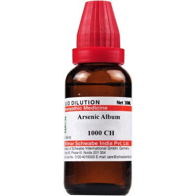 Buy 2 x Willmar Schwabe India Arsenic Album 1000 CH (30ml) each online for USD 17.57 at alldesineeds