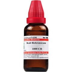 Buy 2 x Willmar Schwabe India Kali Bichromicum 1000 CH (30ml) each online for USD 17.57 at alldesineeds