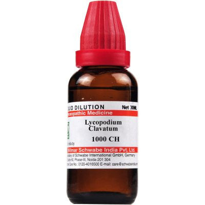 Buy 2 x Willmar Schwabe India Lycopodium Clavatum 1000 CH (30ml) each online for USD 17.57 at alldesineeds