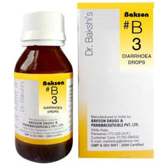 2 x Baksons B3 Diarrhoea Drops (30ml) each - alldesineeds