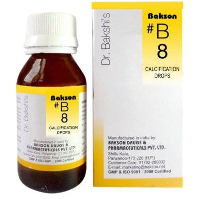 2 x Baksons B8 Calcification Drops (30ml) each - alldesineeds