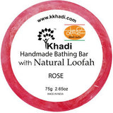 Pack of 2 Kailash Khadi Rose Loofah Soap (75g)