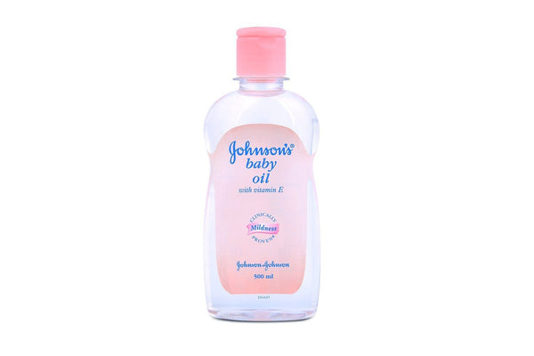 Johnson's Baby Oil with Vitamin E (500ml) - alldesineeds