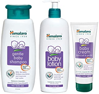 Himalaya Baby Shampoo (400 ml), Cream, 200mland Herbals Lotion (400ml) Combo