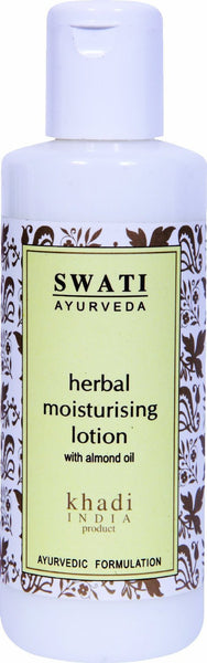 Buy Swati Ayurveda Moisturising Lotion with Almond Oil, 210ml online for USD 14.79 at alldesineeds