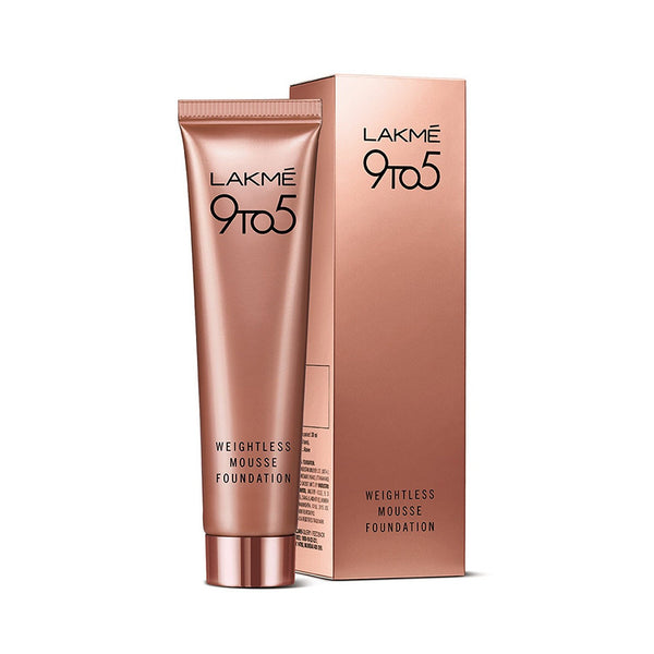 Lakme 9 to 5 Weightless Mousse Foundation, Beige Vanilla, 29g - alldesineeds