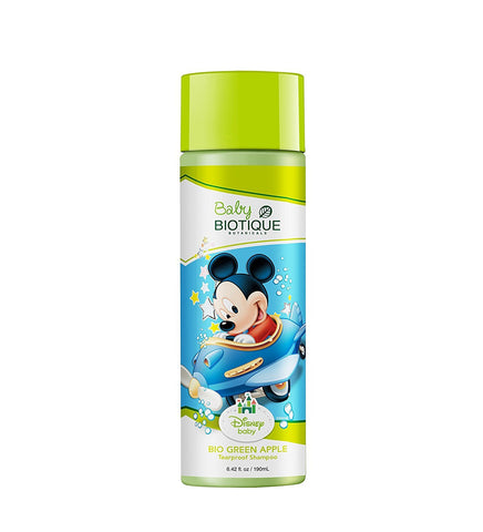 Disney Baby Bio Green Apple Mickey Tearproof Shampoo (190ml)