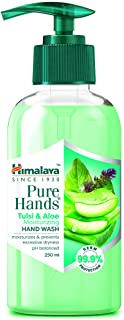 2 Pack of Himalaya Pure Hands Moisturizing Tulsi and Aloe Pump 250 ml