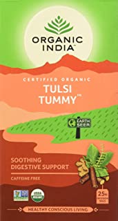 2 Pack of Organic India Tulsi Tummy Tea 25 TB