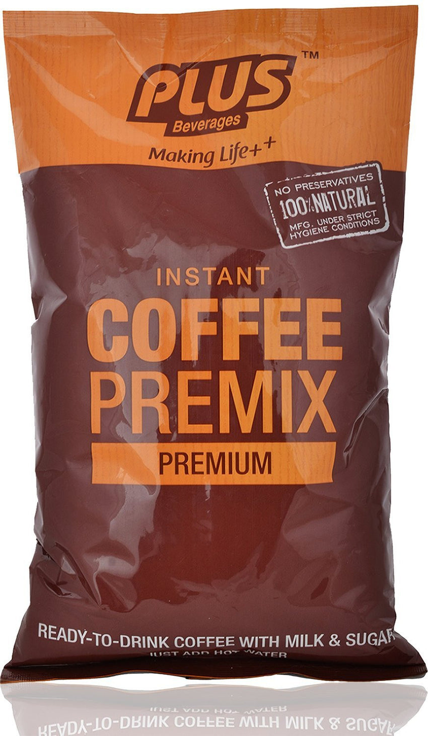 Plus Beverages Instant Premix Premium Coffee, 1 Kg - alldesineeds