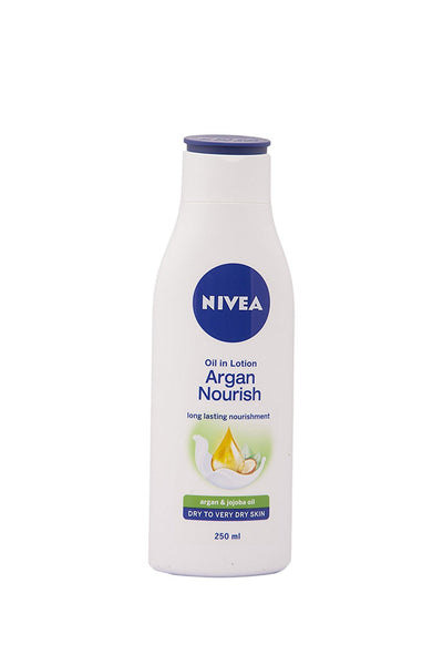 Buy Nivea Argan Nourishing Body Lotion, 250ml online for USD 12.91 at alldesineeds