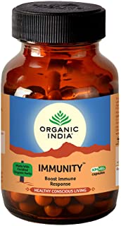 2 Pack of Organic India Immunity - 60 Capsules Bottle
